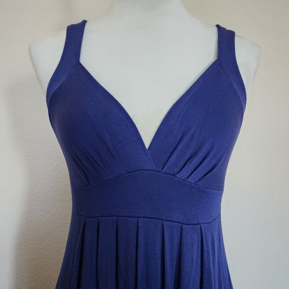 Lush Empire Waist Dress - Blue - Small - Picture 2 of 4